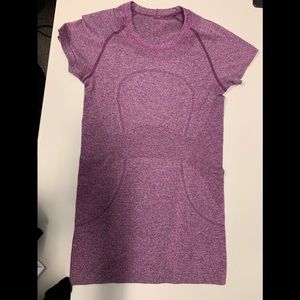 Lululemon Top Purple Short Sleeve